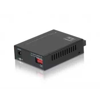 LevelOne RJ45 to SC Fast Ethernet Media Converter, Multi-Mode Fiber, 2km