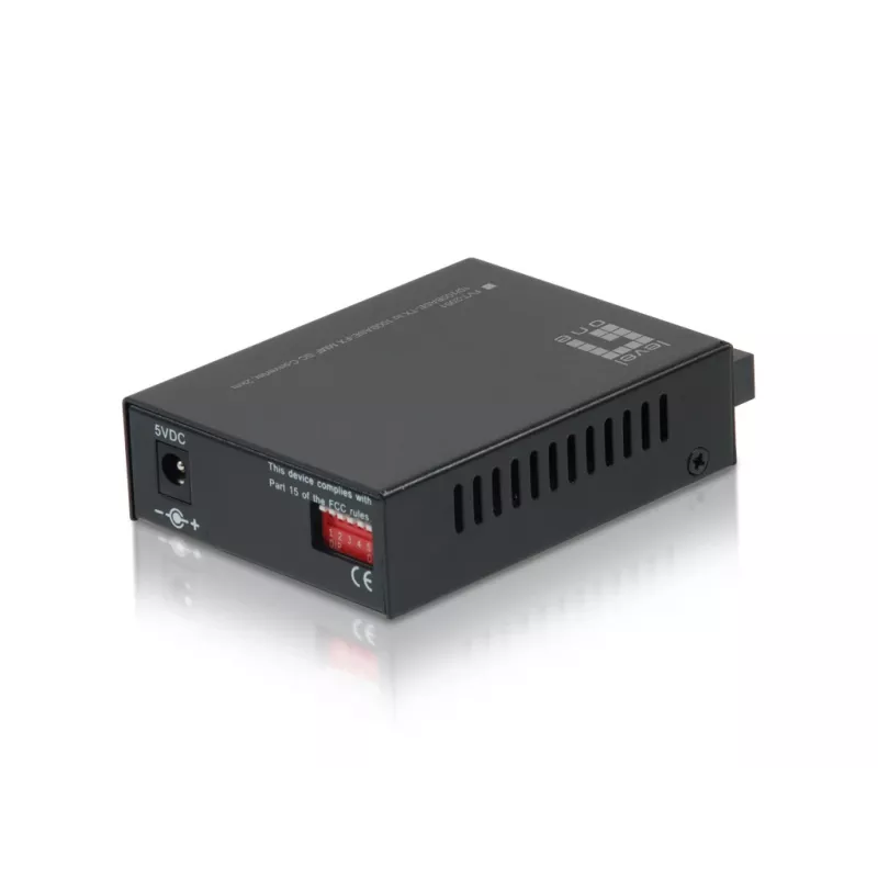 LevelOne RJ45 to SC Fast Ethernet Media Converter, Multi-Mode Fiber, 2km