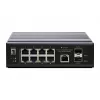 LevelOne IGP-1061 tinklo komutatorius, valdomas L2 Gigabit Ethernet (10/100/1000) maitinimas per Ethernet (PoE) juodas