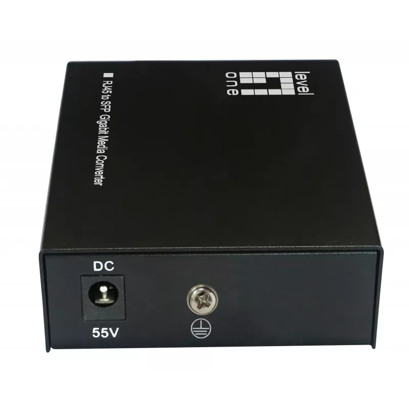 LevelOne RJ45 į SFP Gigabit medijos keitiklis, 802.3bt 90W PoE PSE