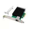 LevelOne 10 Gigabitų PCIe x4 tinklo plokštė, 1 x RJ45, vidinė, laidinė, PCI Express, Ethernet, 10000 Mbit/s, žalia