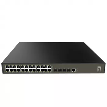 LevelOne GEL-2871 tinklo komutatorius Valdomas L2+ Gigabit Ethernet (10/100/1000) 1U Juoda