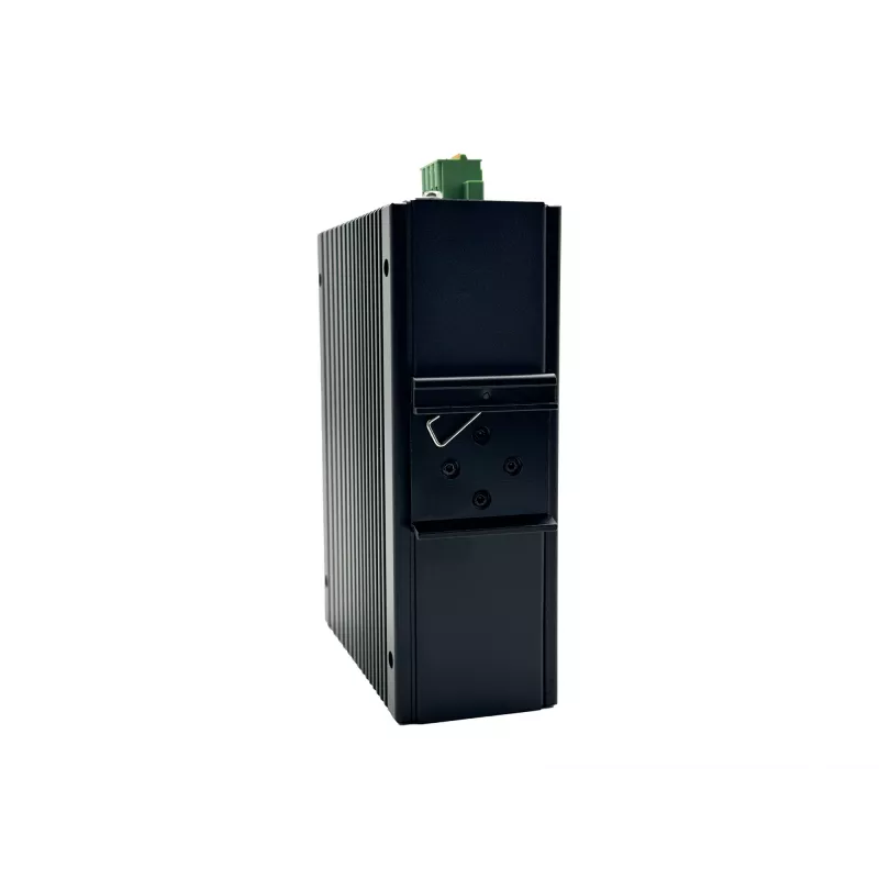 „LevelOne“ 10 prievadų L2+ valdomas gigabitinis pramoninis komutatorius, 8x 1GbE RJ45, 2x 1/2,5GbE SFP, DIN bėgelis, -40°C iki 75°C