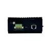 „LevelOne“ 10 prievadų L2+ valdomas gigabitinis pramoninis komutatorius, 8x 1GbE RJ45, 2x 1/2,5GbE SFP, DIN bėgelis, -40°C iki 75°C
