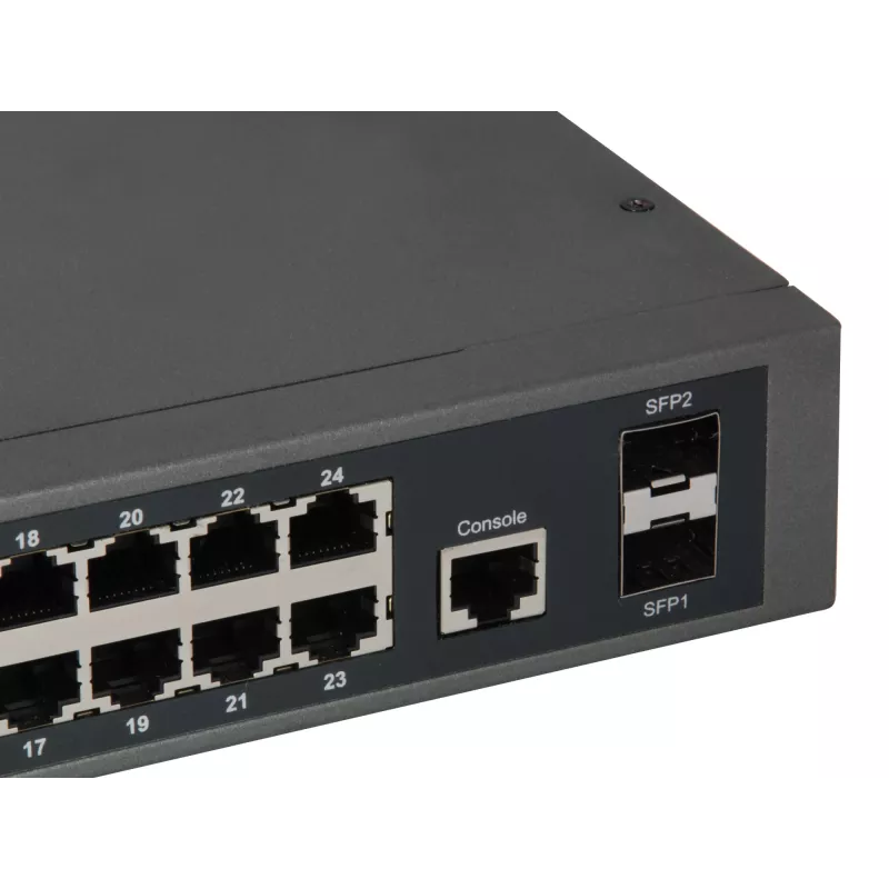 LevelOne GEP-2652 tinklo komutatorius Valdomas L2 Gigabit Ethernet (10/100/1000) Maitinimas per Ethernet (PoE) Pilka