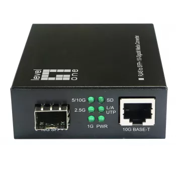 LevelOne RJ45 į SFP+ 10 gigabitų medijos keitiklis