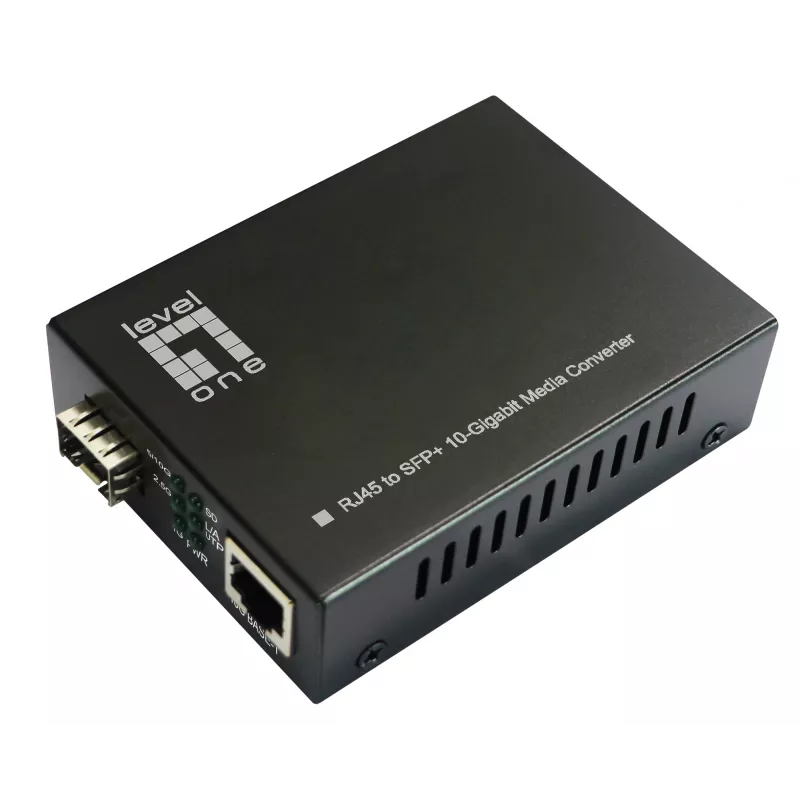 LevelOne RJ45 į SFP+ 10 gigabitų medijos keitiklis