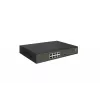 LevelOne Hilbert 10 prievadų Gigabit PoE Smart Lite komutatorius, 8 PoE išėjimai, 2 x Gigabit SFP, 802.3at/af PoE, 130W PoE galios biudžetas