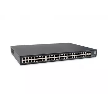 LevelOne GTU-5211 tinklo komutatorius Nevaldomas Gigabit Ethernet (10/100/1000) Juodas