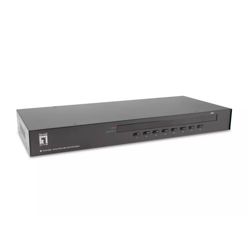LevelOne 8 prievadų PS/2-USB VGA KVM jungiklis