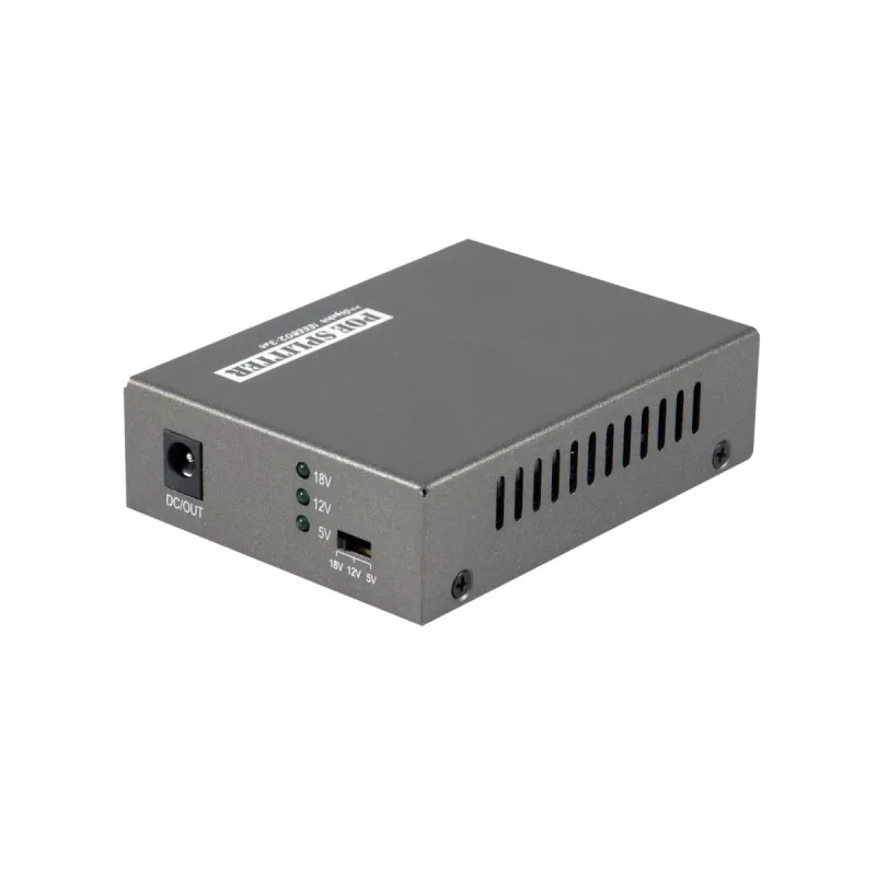 LevelOne Gigabit PoE skirstytuvas, 802.3at/af PoE, 5-12V DC išvestis
