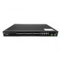 LevelOne 28 prievadų L2 Plus valdomas gigabitinis šviesolaidinis pramoninis komutatorius, 4x 1,25/2,5GbE SFP, 16x 1,25GbE SFP, 8x gigabitinis SFP/RJ45 Combo, perteklinis maitinimo šaltinis, -40 °C iki 80 °C