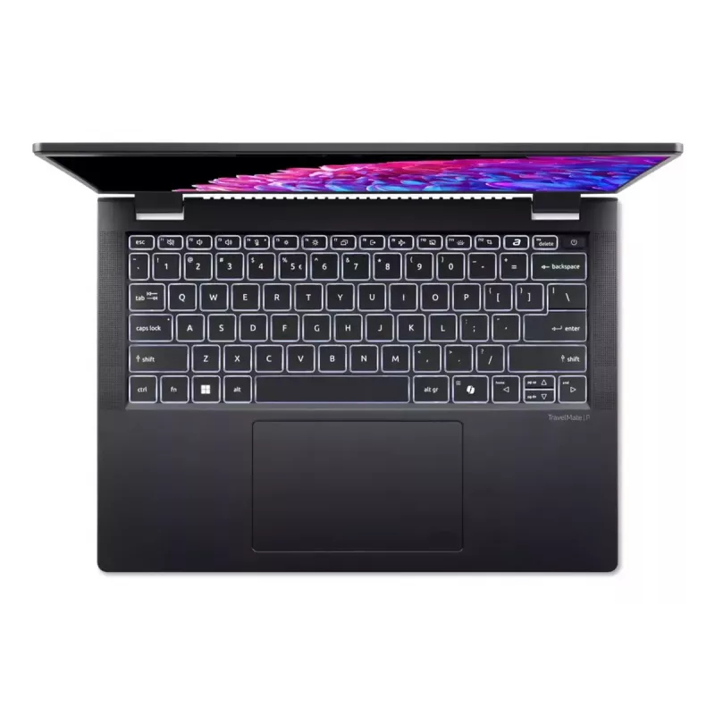 Nešiojamas kompiuteris Acer TravelMate P6 TMP614-73-TCO-79JZ 14 colių Intel Core Ultra 7 16GB RAM 512GB SSD Windows 11 Pro