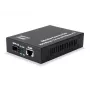 LevelOne GVT-0500 tinklo medijos keitiklis 10000 Mbit/s juodas