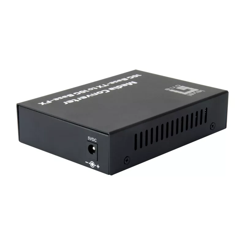 LevelOne GVT-0500 tinklo medijos keitiklis 10000 Mbit/s juodas