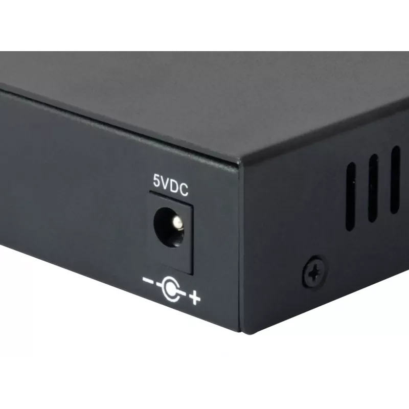 LevelOne GVT-0500 tinklo medijos keitiklis 10000 Mbit/s juodas