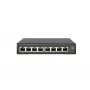 LevelOne Hilbert 8 prievadų Gigabit PoE išmanusis Lite komutatorius, 802.3at/af PoE, 8 PoE išėjimai, 112,8 W PoE galios biudžetas