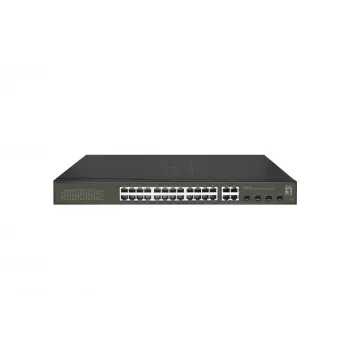 Valdomas komutatorius LevelOne Hilbert 28 prievadų Gigabit PoE