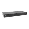 LevelOne 16 prievadų PS/2-USB VGA KVM jungiklis, 2048 x 1536 pikseliai, montavimas stove, 1U, juodas