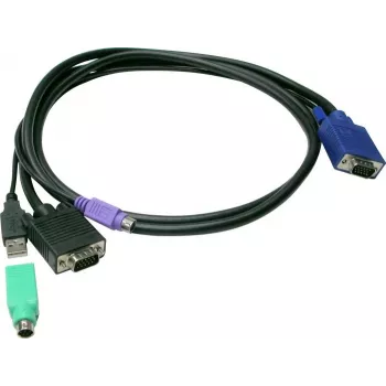 LevelOne 3,0 m KVM laidas, skirtas KVM-3208/KVM-3216