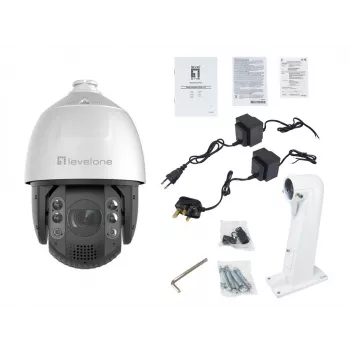 LevelOne FCS-4072 GEMINI PTZ IP kamera, 4 MP, 32x priartinimas, H.265, IR 200 m, vidaus / lauko