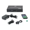 AV siųstuvas LEVELONE HVE-6701T — HDMI 1.3b, iki 1920×1080, Cat5e/Cat6/Cat7, Mini‑USB, 12V DC