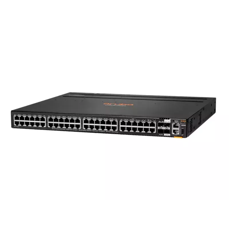 “HPE Aruba Networking CX 6200M 48G 4SFP+” komutatorius, 48 prievadų, Gigabit Ethernet
