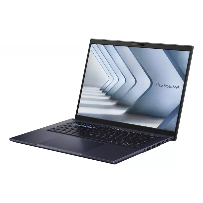ASUS ExpertBook B5 B5404CMA-Q70103X Intel Core Ultra 7 155U nešiojamas kompiuteris 35,6 cm (14 colių) WUXGA 32 GB DDR5-SDRAM 1 TB SSD Wi-Fi 6E (802.11ax) Windows 11 Pro vokiškai juodos spalvos