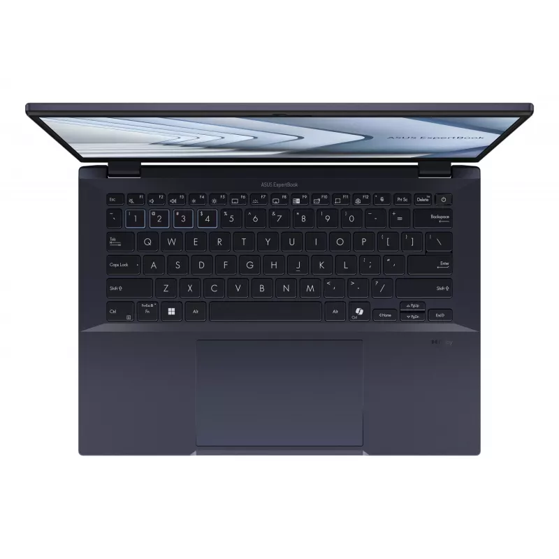 ASUS ExpertBook B5 B5404CMA-Q70103X Intel Core Ultra 7 155U nešiojamas kompiuteris 35,6 cm (14 colių) WUXGA 32 GB DDR5-SDRAM 1 TB SSD Wi-Fi 6E (802.11ax) Windows 11 Pro vokiškai juodos spalvos