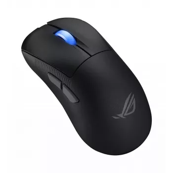 ASUS ROG Keris II Ace Wireless AimPoint Juoda pelė Žaidimų Dešiniarankiams RF Wireless + Bluetooth + USB Type-A Optinė 42000 DPI