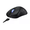 ASUS ROG Keris II Ace Wireless AimPoint Juoda pelė Žaidimų Dešiniarankiams RF Wireless + Bluetooth + USB Type-A Optinė 42000 DPI