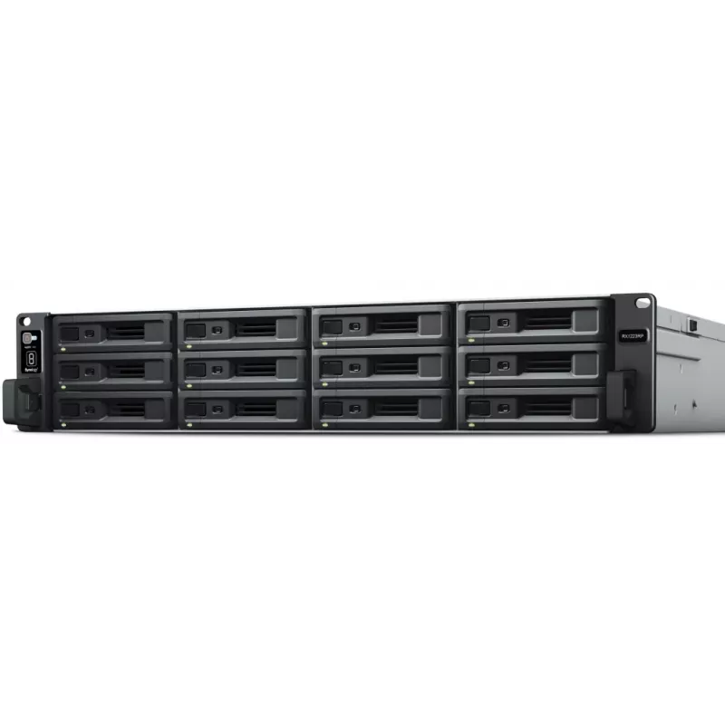 HDD/SSD korpusas Synology RX1223RP 12 diskų 2,5/3,5 colio juodas