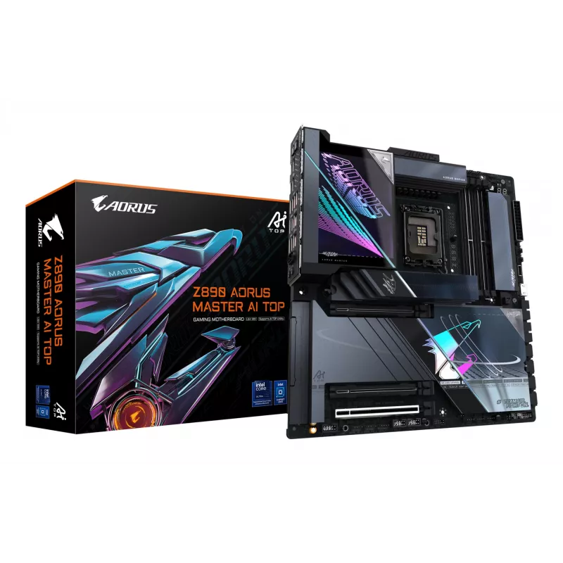 Motininė plokštė GIGABYTE Z890 AORUS MASTER AI TOP, Intel LGA 1851, ATX