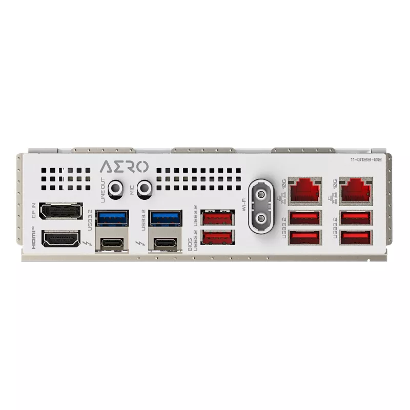 GIGABYTE Z890 AERO D pagrindinė plokštė – palaiko Intel Core Ultra (2 serijos) procesorius, 16+1+2 fazių VRM, iki 9500MHz DDR5 (OC), PCIe 5.0 M.2, Wi-Fi 7, Thunderbolt 5