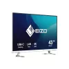 EIZO FlexScan EV4340X-WT kompiuterio monitorius 108 cm (42,5 col.) 3840 x 2160 pikselių 4K Ultra HD LCD baltas