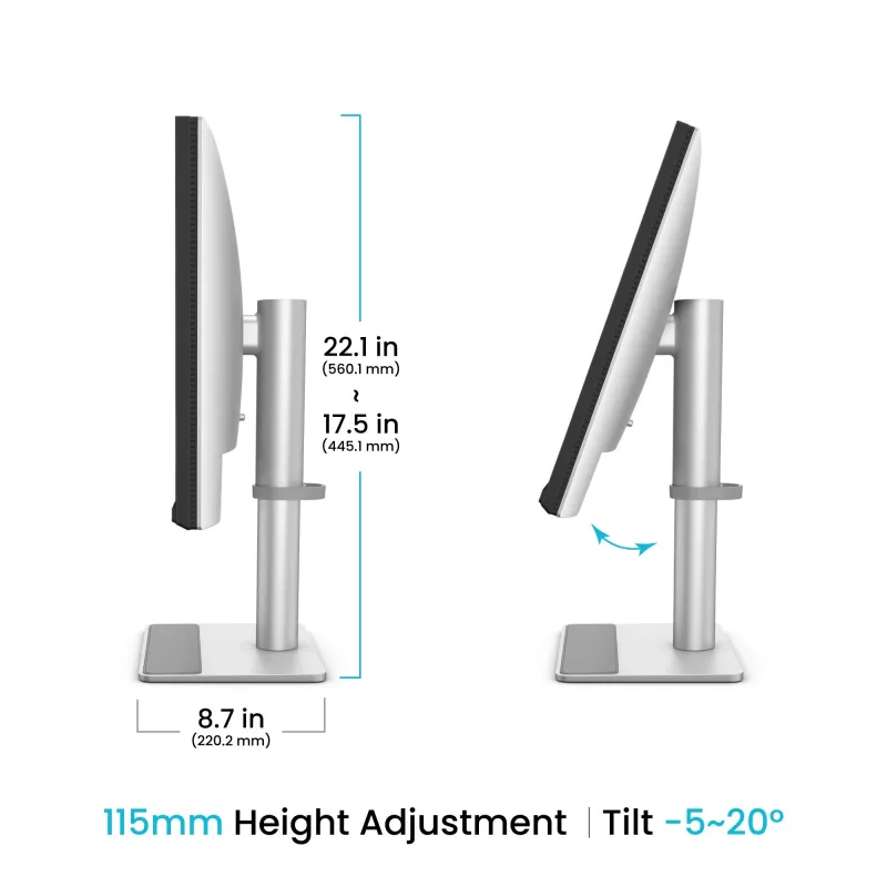 BenQ MA270U kompiuterio monitorius 68,6 cm (27 col.) 3840 x 2160 pikselių 4K Ultra HD baltas