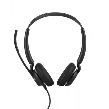 Jabra Engage 50 II - (50 II Link) USB-C/A UC Stereo, laidinis, biurui/skambučių centrui, 152 g, ausinės, juodos