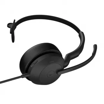 Jabra Evolve2 50 ausinės Laidinės Galvos lankelis Biuras/Skambučių centras USB Type-C / USB Type-A Bluetooth Juoda