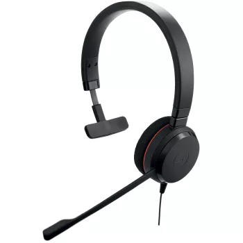 Jabra Evolve 20 ausinės, laidinės, galvos juosta, biurui / skambučių centrui, USB Type-C / USB Type-A, juodos