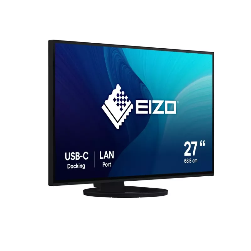 EIZO FlexScan EV2795-BK kompiuterio monitorius 68,6 cm (27 colių) 2560 x 1440 pikselių Quad HD LCD juodas