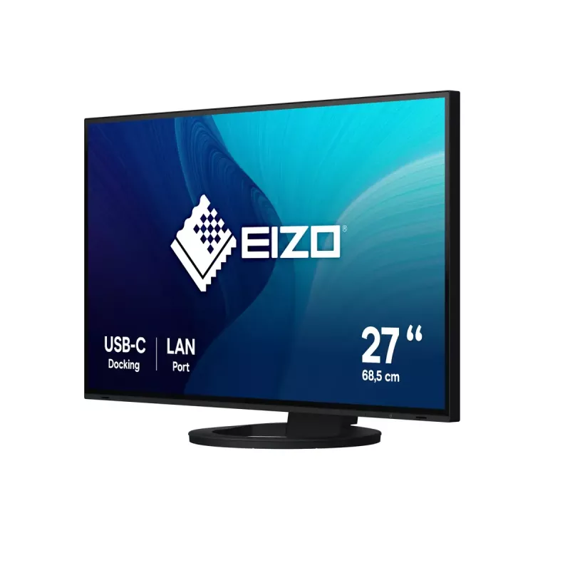 EIZO FlexScan EV2795-BK kompiuterio monitorius 68,6 cm (27 colių) 2560 x 1440 pikselių Quad HD LCD juodas