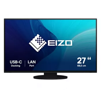 EIZO FlexScan EV2795-BK kompiuterio monitorius 68,6 cm (27 colių) 2560 x 1440 pikselių Quad HD LCD juodas