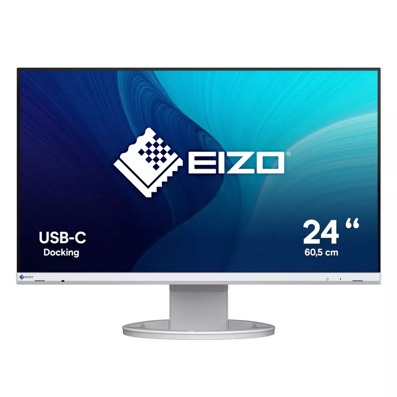 Monitorius EIZO EV2480-WT 24 col. IPS LED Full HD 1920x1080, 5 ms, 60 Hz, DVI-D/HDMI/DisplayPort, USB šakotuvas, VESA, baltas