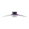 Samsung G85SD kompiuterio monitorius 86,4 cm (34 colių) 3440 x 1440 pikselių UltraWide Quad HD OLED sidabrinis