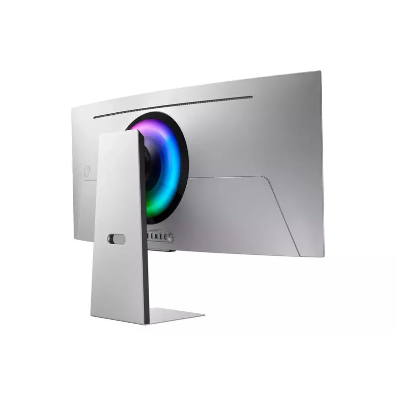 Samsung G85SD kompiuterio monitorius 86,4 cm (34 colių) 3440 x 1440 pikselių UltraWide Quad HD OLED sidabrinis