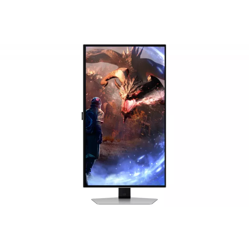 Samsung G60SD kompiuterio monitorius 68,6 cm (27 col.) 2560 x 1440 pikselių Quad HD OLED sidabrinis