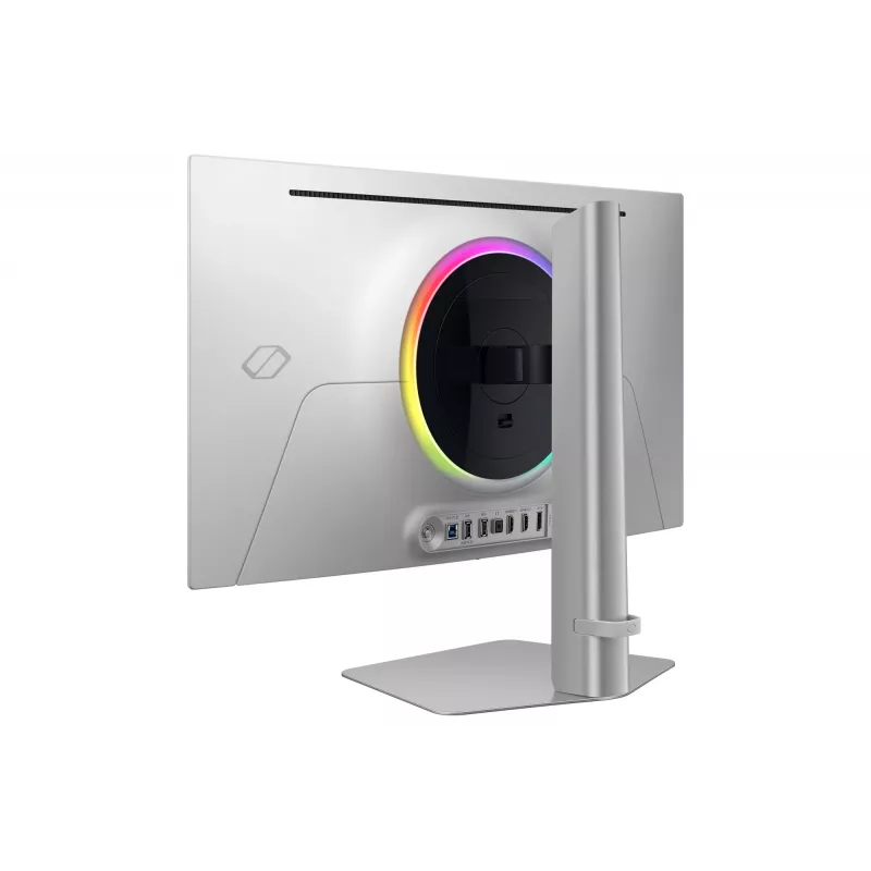 Samsung G60SD kompiuterio monitorius 68,6 cm (27 col.) 2560 x 1440 pikselių Quad HD OLED sidabrinis