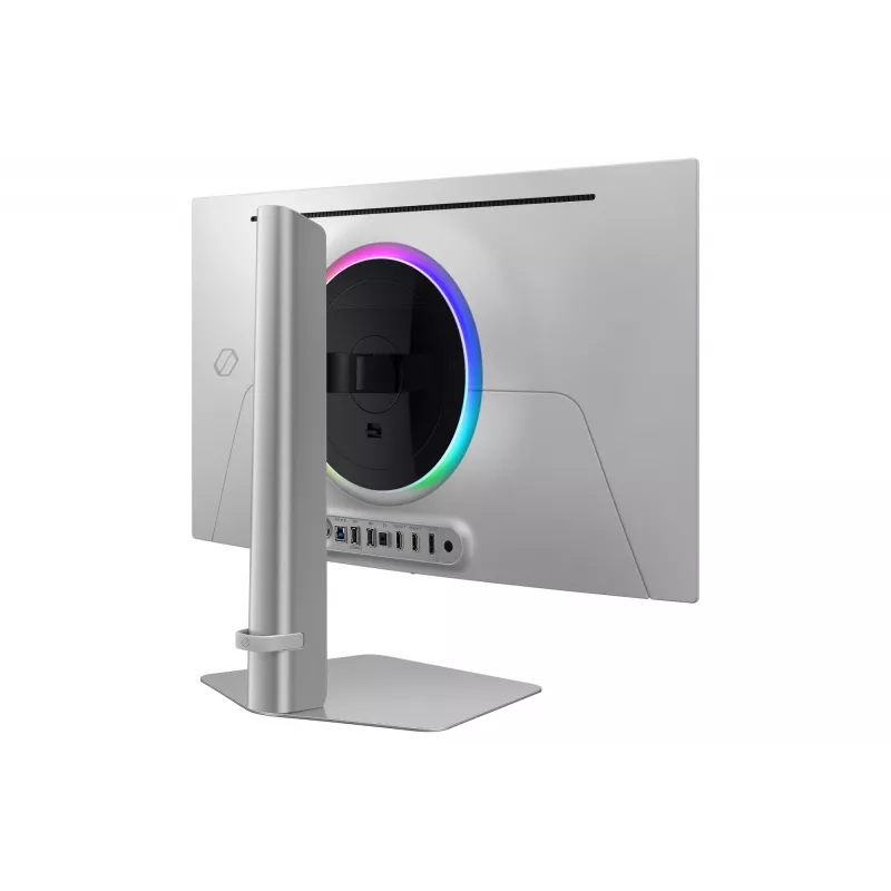 Samsung G60SD kompiuterio monitorius 68,6 cm (27 col.) 2560 x 1440 pikselių Quad HD OLED sidabrinis