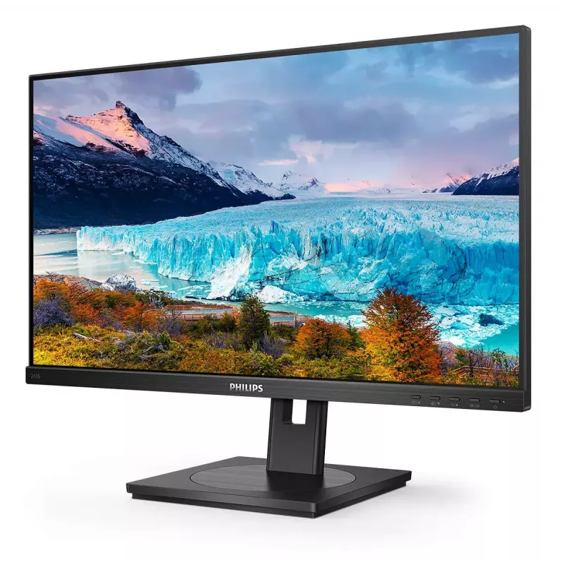 Philips S Line 243S1/00 kompiuterio monitorius 60,5 cm (23,8 colio) 1920 x 1080 pikselių Full HD LCD juodas