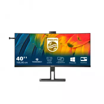 Philips 40B1U6903CH/00 kompiuterio monitorius 100,8 cm (39,7 col.) 5120 x 2160 pikselių 5K Ultra HD LCD juodas